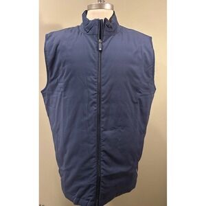 FootJoy Thermoseries Full Zip Golf Vest Mens Sz XL Navy Blue